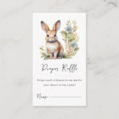 Niedliche Kaninchen-Windelwanne Kinderdusche Begleitkarte (Vorderseite)