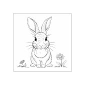 Niedliche Kaninchenart Gummistempel (Prägung)