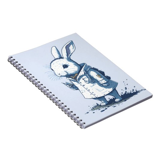 niedliche Kaninchenbücher 4 Notizblock (Rechte Seite)