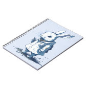 niedliche Kaninchenbücher 4 Notizblock (Linke Seite)