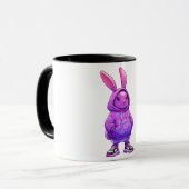 Niedliche Kaninchendarstellung | Custom Bunny Coff Tasse (Vorderseite Links)