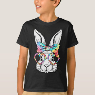 Niedliche Kaninchenfront Gefärbte Krawatte Gles Gi T-Shirt