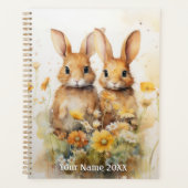 Niedliche Kaninchenplaner Planer (Vorderseite)