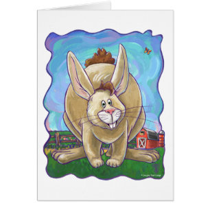 Niedliche Kaninchentierparade