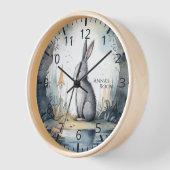 Niedliche Kaninchenuhr Uhr (Winkel)