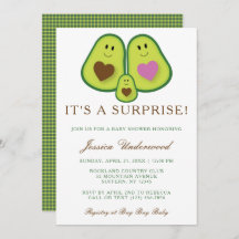 Niedliche Karierte Avocado Gender Neutral Baby Dus