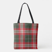 Niedliche Karierte Tragetaschen Tasche (Rückseite)