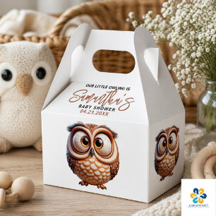 Niedliche Karikatur Baby Boy Dusche Geschenkschachtel