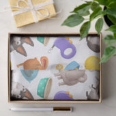 Niedliche Karikaturenschalen für Hunde Seidenpapier (Geschenk)