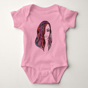 Niedliche Karosserieanzüge mit Bild Baby Strampler