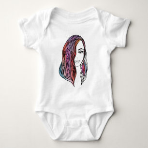 Niedliche Karosserieanzüge mit Bild Baby Strampler