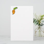 Niedliche Karotte Briefpapier (Stehend Vorderseite)