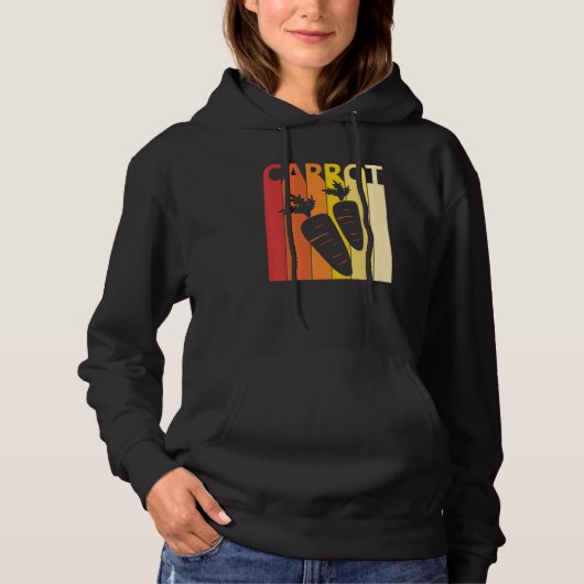 Niedliche Karotte Hoodie (Vorderseite)