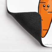 Niedliche Karotte Mousepad (Ecke)