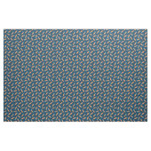 Niedliche Karotten auf der Marine Stoff (Yard (91,4 cm))