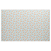 Niedliche Karotten auf hellblau Stoff (Fat Quarter (45,7 x 55,9 cm))