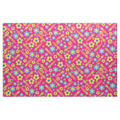 Niedliche Karotten und Blume Frühjahr Ostern Stoff (Fat Quarter (45,7 x 55,9 cm))