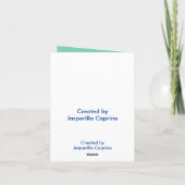 Niedliche Karte abholen (Rückseite)