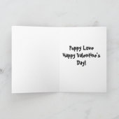 Niedliche Karte Cartoon-Cockerspanielvalentines (Innenseite)