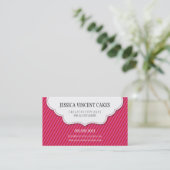 NIEDLICHE KARTE-Markierung Visitenkarte (Stehend Vorderseite)