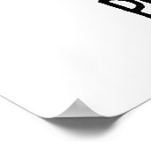 Niedliche Kartoffel mit Zehen Poster (Ecke)