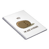 Niedliche Kartoffel Notizblock (Rechte Seite)