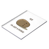 Niedliche Kartoffel Notizblock (Linke Seite)