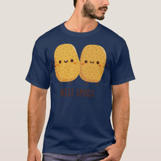 Niedliche Kartoffeln Best Spuds Best Buds T-Shirt