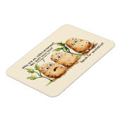 Niedliche Kartoffeln haben Zehen Funny Potato Pun Magnet (Linke Seite)