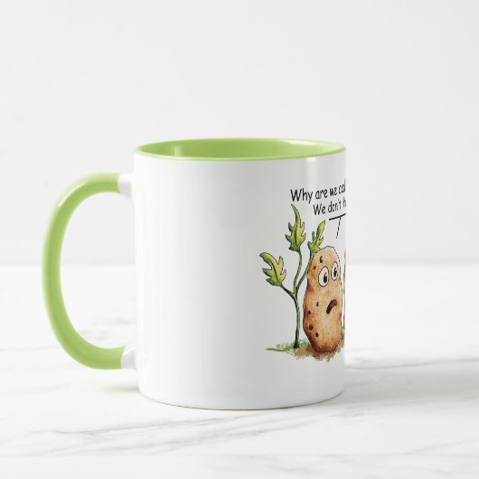 Niedliche Kartoffeln Tos Funny Potato Pun Kaffee T Tasse (Links)