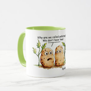 Niedliche Kartoffeln Tos Funny Potato Pun Kaffee T Tasse