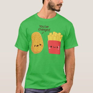 Niedliche Kartoffeln und französische Pommes Funny T-Shirt