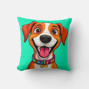 Niedliche Kartoon Dog Illustration Kissen