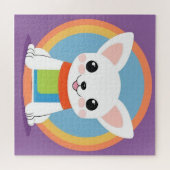 Niedliche Kartoon Dog Illustration Puzzle (Horizontal)