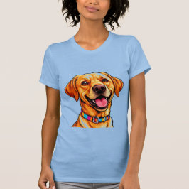 Niedliche Kartoon Dog Illustration T-Shirt