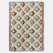 Niedliche, kartoonische Biene Decke (Vorderseite Vertikal)