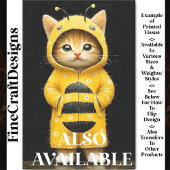 Niedliche Kätzchen als Hummeln AK4H-Decoupage Seidenpapier