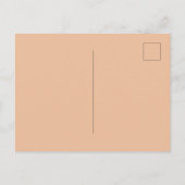 Niedliche Kätzchen auf Kürbiskürbis, Modernes Hall Postkarte (Rückseite)