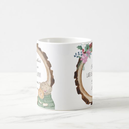 Niedliche Kätzchen Custom Favorite Dings Winter Kaffeetasse (Mittel)