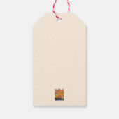 Niedliche Kätzchen Design - Adventure Cat Art Geschenkanhänger (Rückseite)