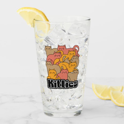 Niedliche Kätzchen Design - Adventure Cat Art Glas (Vorderseite Ice)