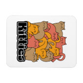 Niedliche Kätzchen Design - Adventure Cat Art Magnet (Horizontal)