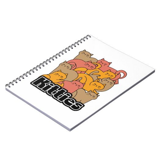 Niedliche Kätzchen Design - Adventure Cat Art Notizblock (Linke Seite)