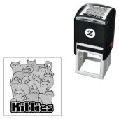 Niedliche Kätzchen Design - Adventure Cat Art Permastempel (Beispiel)