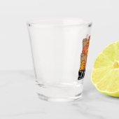 Niedliche Kätzchen Design - Adventure Cat Art Schnapsglas (Links)