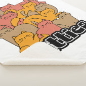 Niedliche Kätzchen Design - Adventure Cat Art Sherpadecke (3/4)