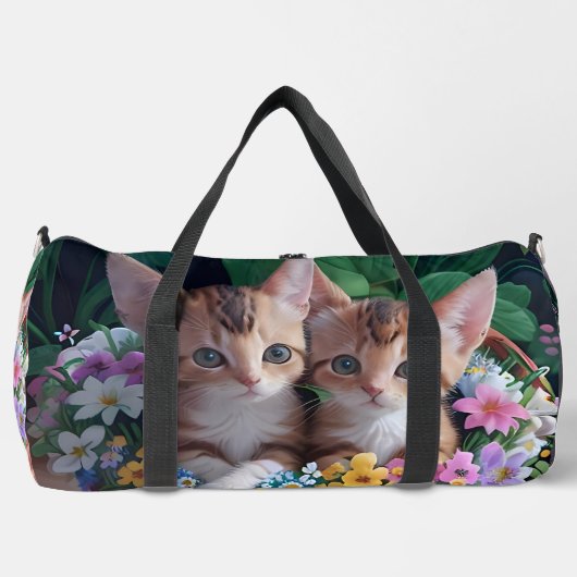 Niedliche Kätzchen Duffle Bag (Vorderseite)