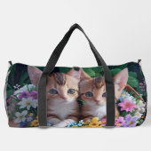 Niedliche Kätzchen Duffle Bag (Rückseite)