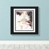 Niedliche Kätzchen Frohe Weihnachten Leinwand Catm (Insitu (Holzboden))