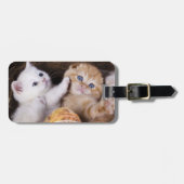 Niedliche Kätzchen Gepäckanhänger (Vorderseite horizontal)